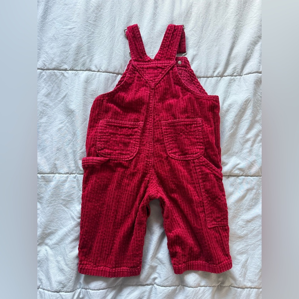 ✨GAP Red Corduroy Overalls - Picture 3 of 9